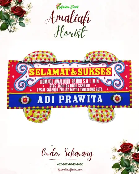 Papan Bunga Ucapan Selamat Gedung Wedding Tangerang