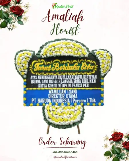 Papan Bunga Duka Gedung Wedding Tangerang
