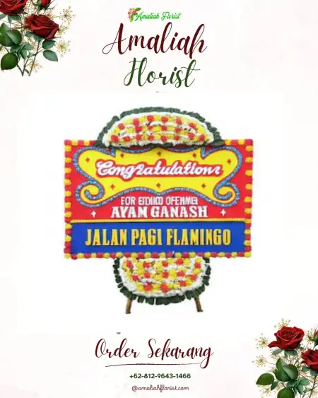 Sewa Papan Bunga Gedung Wedding Tangerang